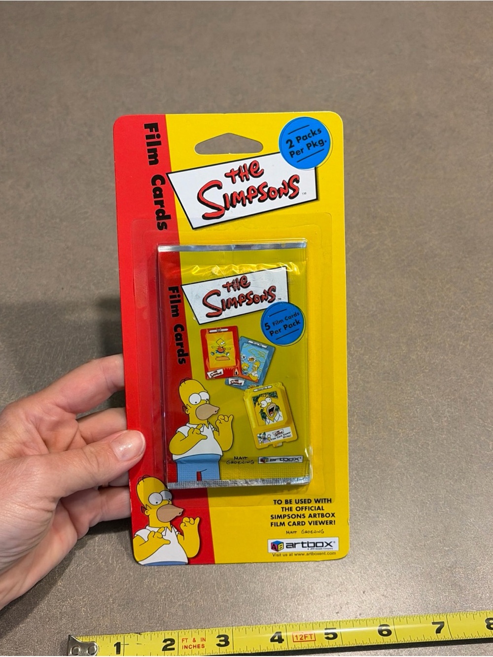 The Simpsons Film Cards For The Artbox Film Card Viewer Matt Groening